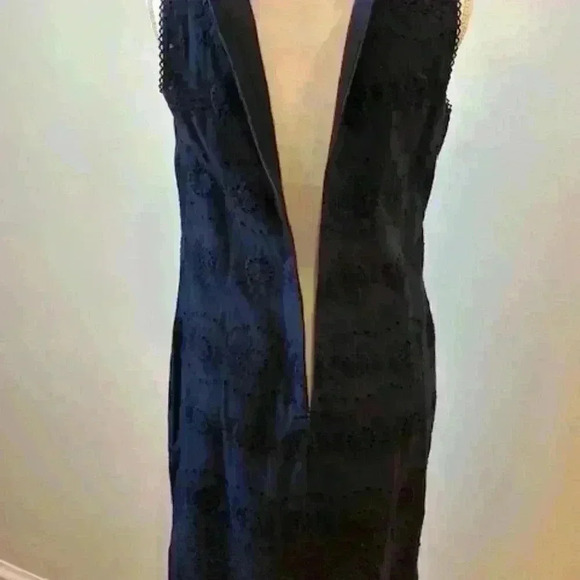 NWT! Talbots Women's Floral Eyelet Embroidered Sheath A-line Dress - Size 8 - Picture 8 of 13